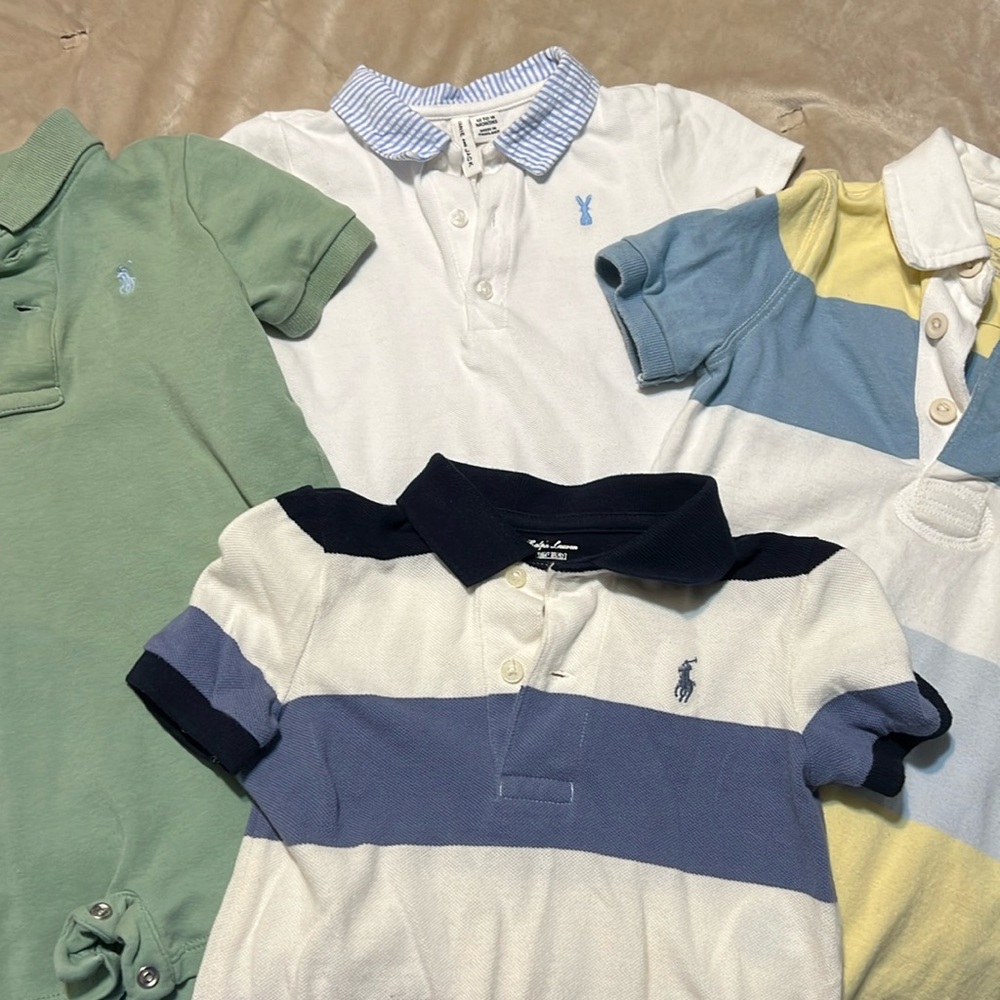 Janie and jack, Ralph Lauren romper bundle 12-18 months